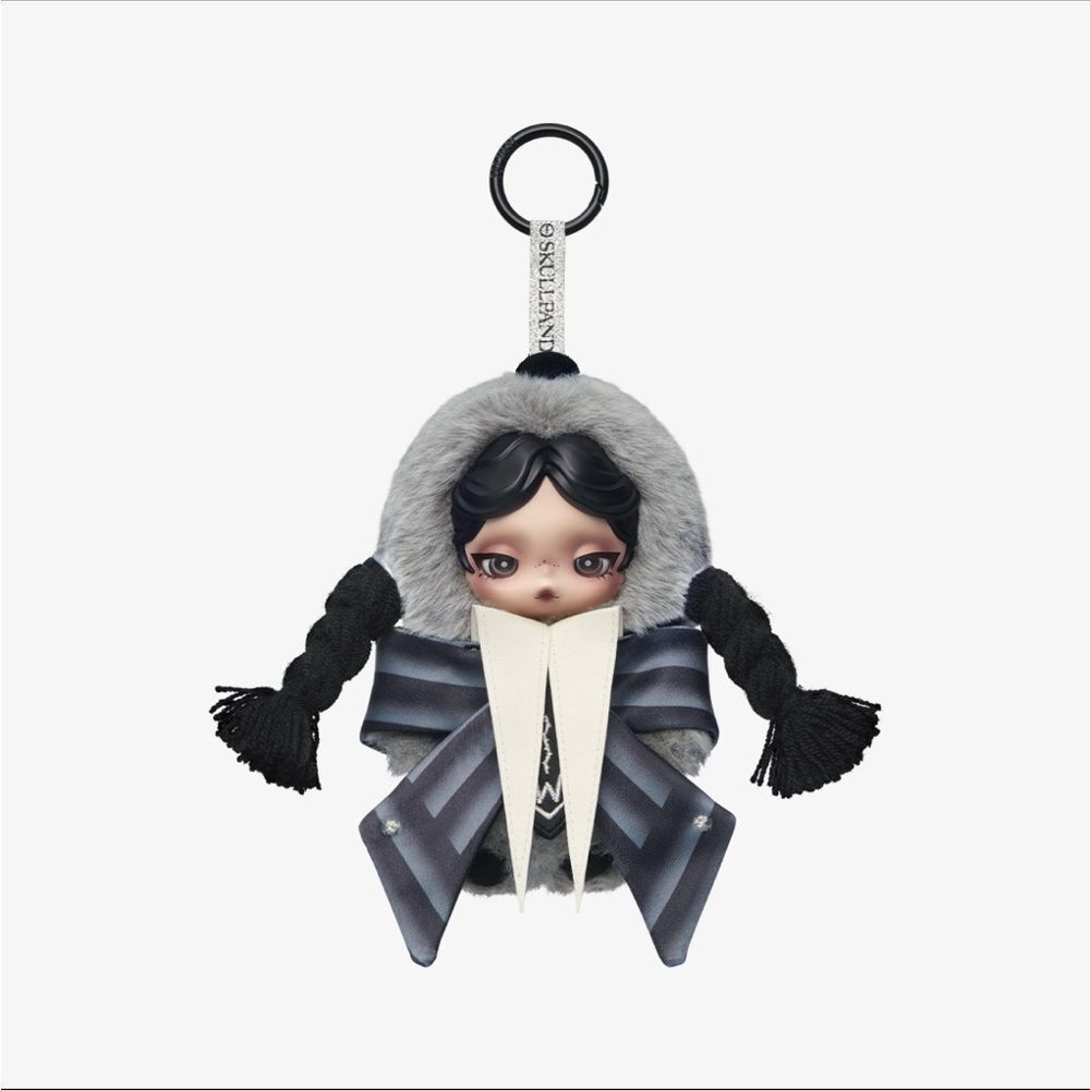 SKULLPANDA X Wednesday Plush (Nevermore Academy Uniform Version)